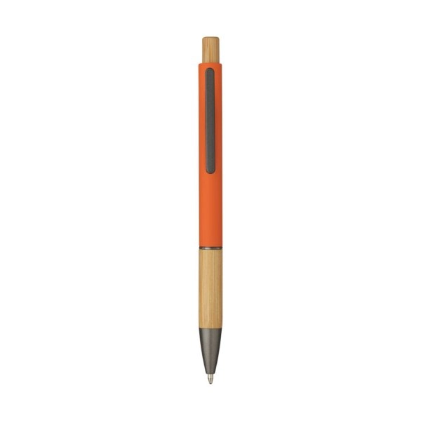 5695 Eloisa - Penna Sfera Soft Touch In Alluminio E Bamboo