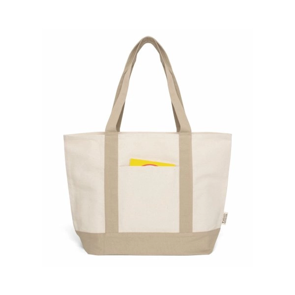 2845 Agatea - Borsa In Cotone Riciclato Dimensioni: cm 36x52x16