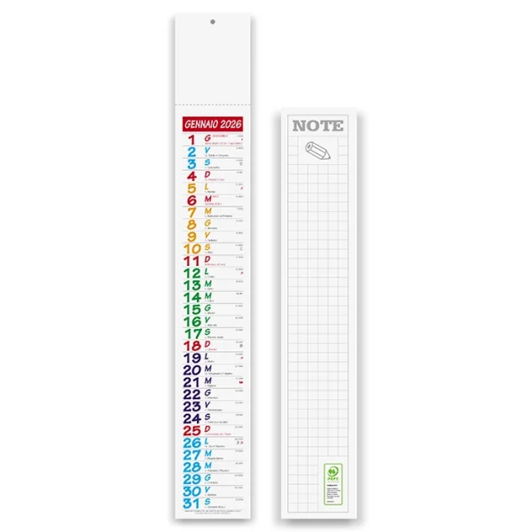 Calendario silhouette mensile 12 fogli