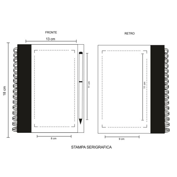 Immagine 2022 Delta - Blocco Notes Con Penna Cm 13x18