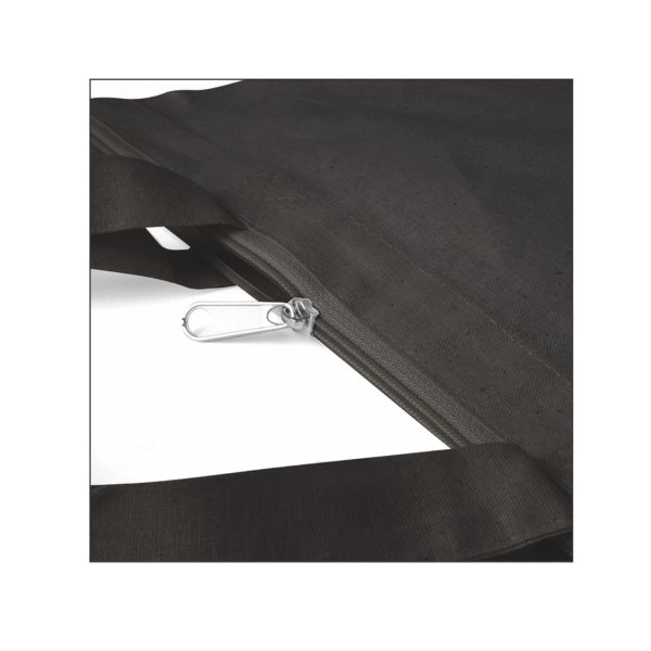 Immagine 1100 Fiona Black - Borsa Shopping In Cotone Dimensioni: cm 38x42