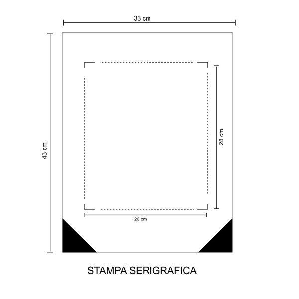 Immagine 1081 Bolsa - Zaino a sacca in Cotone 130gr.