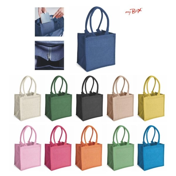 Immagine 1043 Gelso - Borsa Mare In Juta Dimensioni: cm 24x24x17