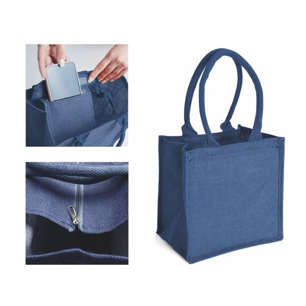 Immagine 1043 Gelso - Borsa Mare In Juta Dimensioni: cm 24x24x17