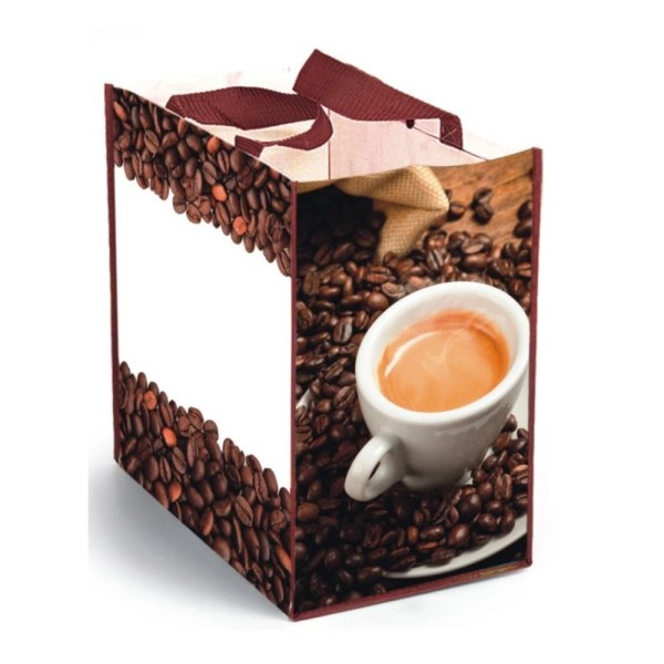 Immagine 0970 Kafe - Borsa Shopping Caffe Dimensioni cm 35x35x22