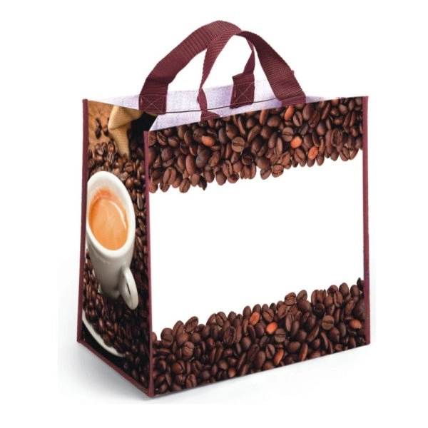 0970 Kafe - Borsa Shopping Caffe Dimensioni cm 35x35x22