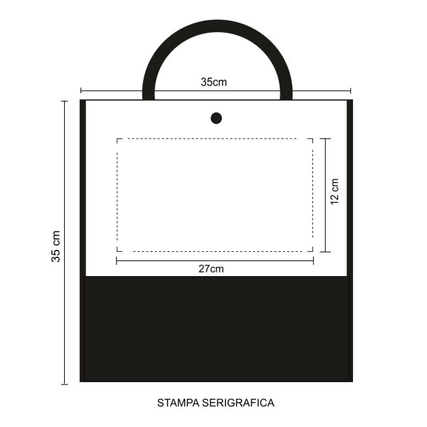 Immagine 0967 Brood - Borsa Shopping Pane Dimensioni cm.35x35x22