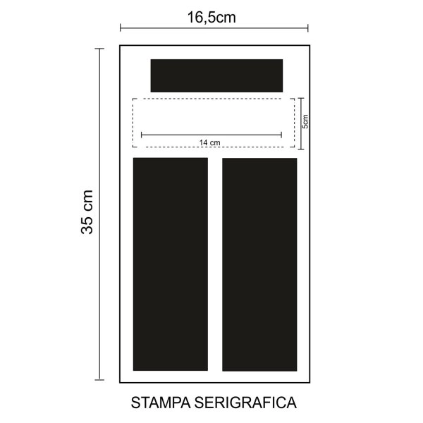 Immagine 0958 Blood - Borsa Porta Vino Dimensioni cm. 16,5x9x35 
