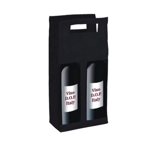 0958 Blood - Borsa Porta Vino Dimensioni cm. 16,5x9x35 