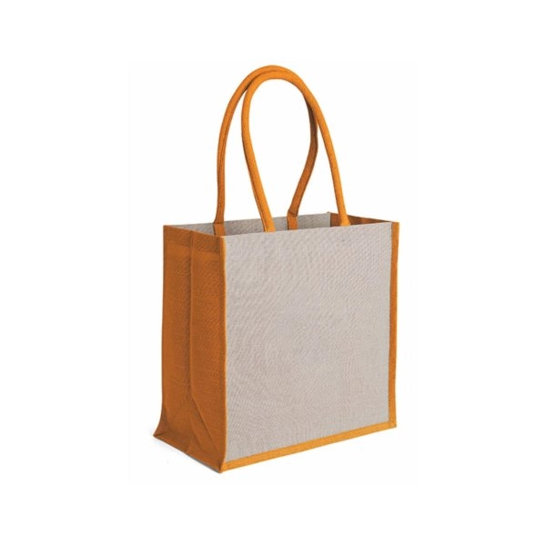 0951 Dalia - Borsa Mare In Juta E Cotone Dimensioni: cm 36x36x20