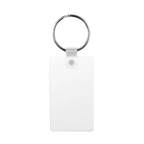 0796 Rettangolo - Portachiavi Rettangolo In Pbt Per Stampa Sublimatica