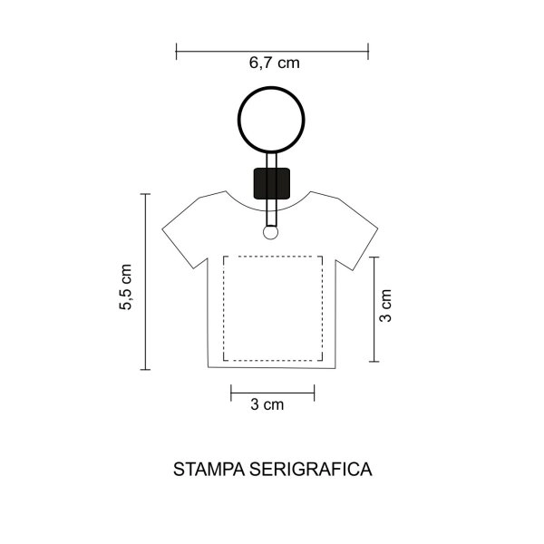 Immagine 0494 PORTACHIAVI T SHIRT