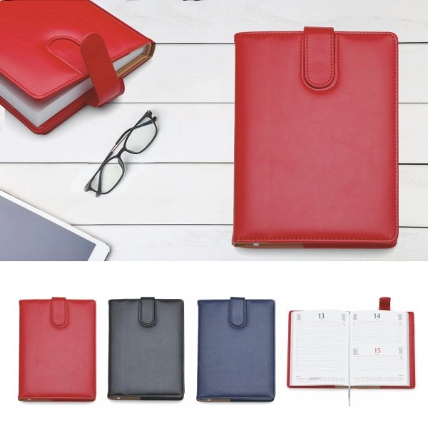 Immagine 0390 - Agenda Giornaliera in Similpelle 15x21cm