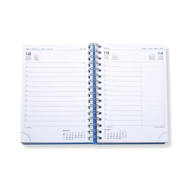 Immagine 0284 - AGENDA GIORNALIERA POLIPROPILENE CM 15X21