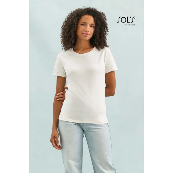 Immagine t-shirt donna IMPERIAL | 100% cotone | 190gr personalizzata con stampa o ricamo