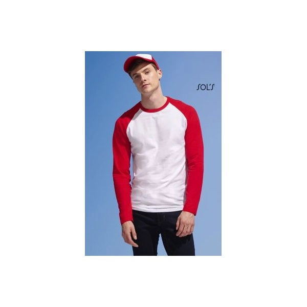 Immagine T-shirt manica lunga bicolore uomo FUNKY