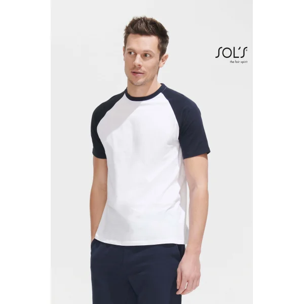 Immagine T-shirt bicolore uomo FUNKY