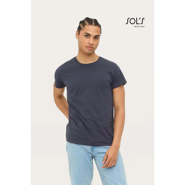 Immagine t-shirt biologica Sols CRUSADER | 100% cotone biologico | 150gr personalizzata con stampa o ricamo