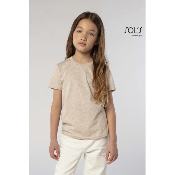 Immagine t-shirt bimbo biologica CRUSADER