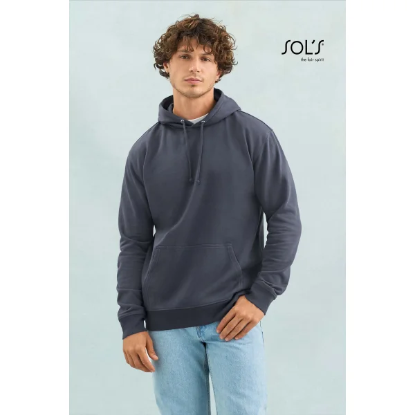 Immagine Felpa poliestere riciclato cappuccio unisex CONDOR