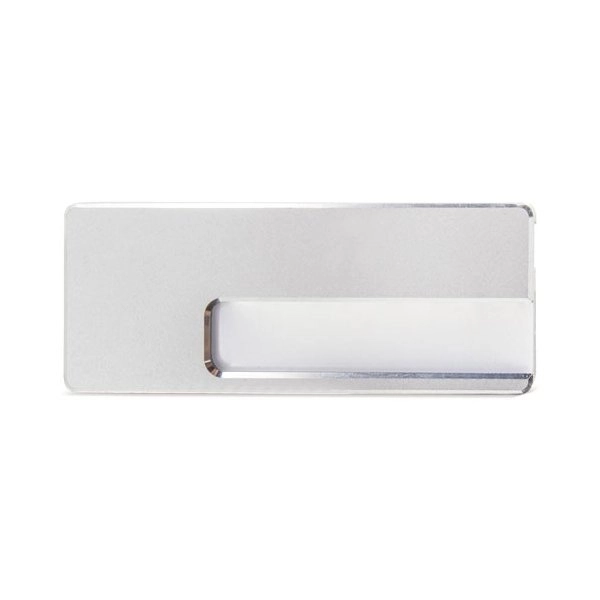 PORTABADGE CON SPILLA ALLUMINIO 