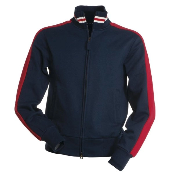 FELPA FULL ZIP BICOLORE PAYPER YACHT