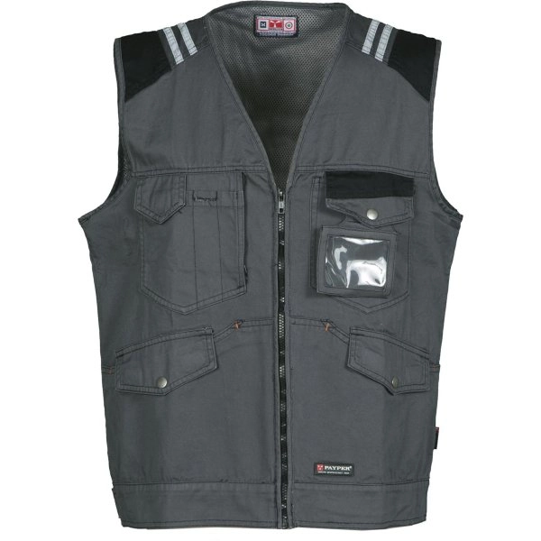 TUCSON GILET BICOLORE IN COTONE PAYPER