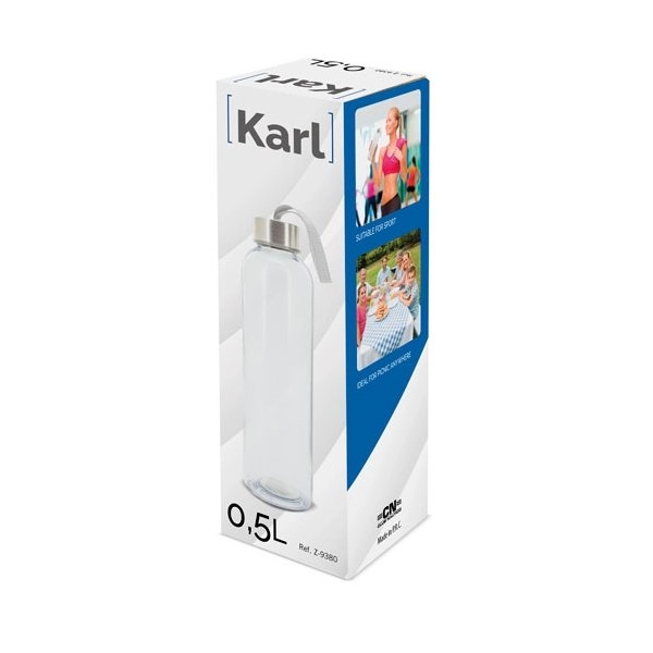 Immagine BOTTIGLIA TRANSPARENTE KARL