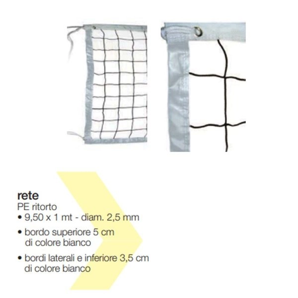 RETE PALLAVOLO 2,5MM EFFEA