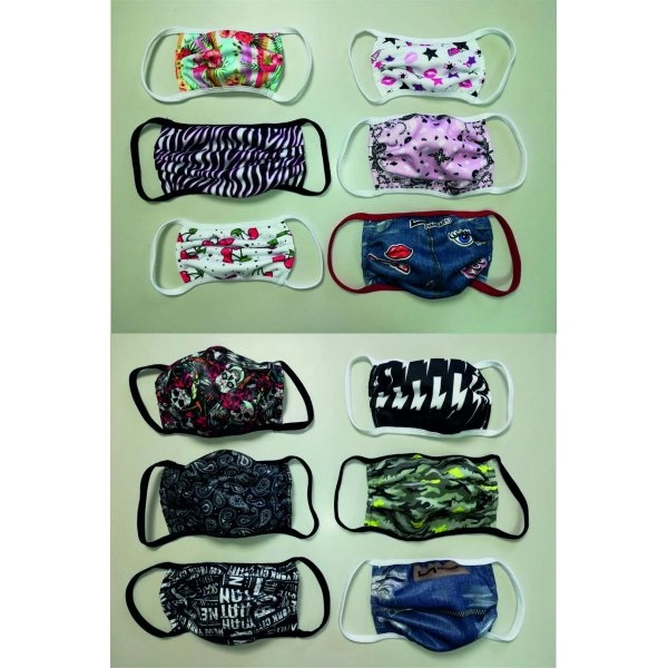 MASCHERINA COTONE/POLIESTERE LAVABILE KIDS