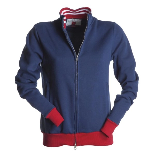 Felpa donna full zip bicolore BROOKLYN LADY Payper