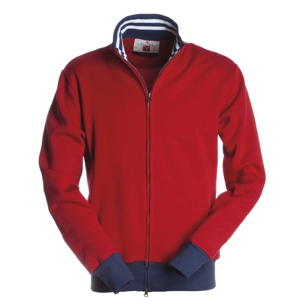 Felpa uomo full zipbicolore PAYPER BROOKLYN