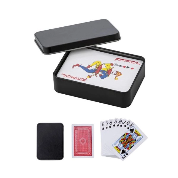 CARTE DA GIOCO CONFEZIONE IN LATTA PERSONALIZZABILE