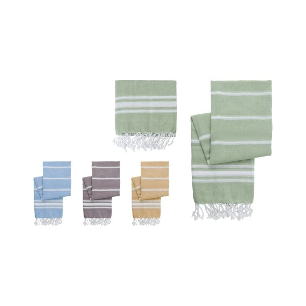ASCIUGAMANO IN 100% COTONE CON FRANGE