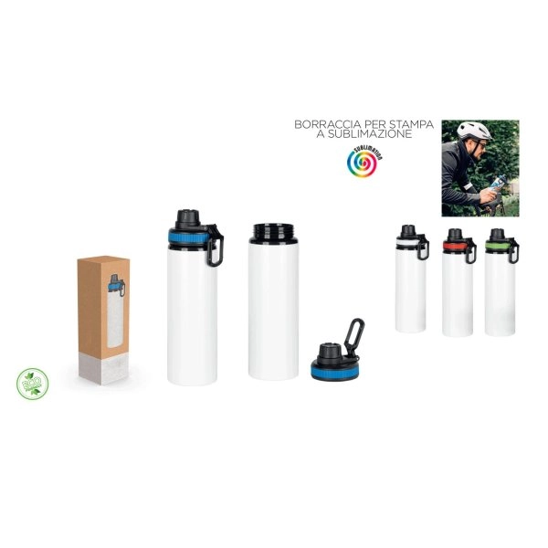 BORRACCIA PER SUBLIMAZIONE 800ML IN ALLUMINIO