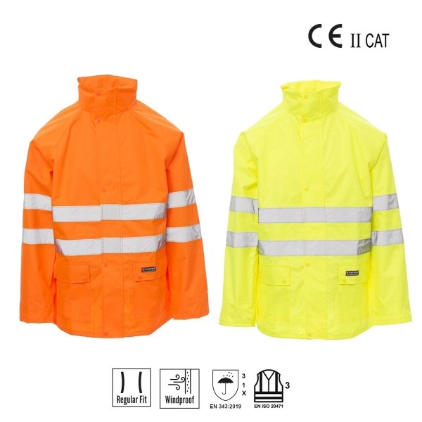 HURRICANE-JACKET Giacca antipioggia alta visibilità PAYPER