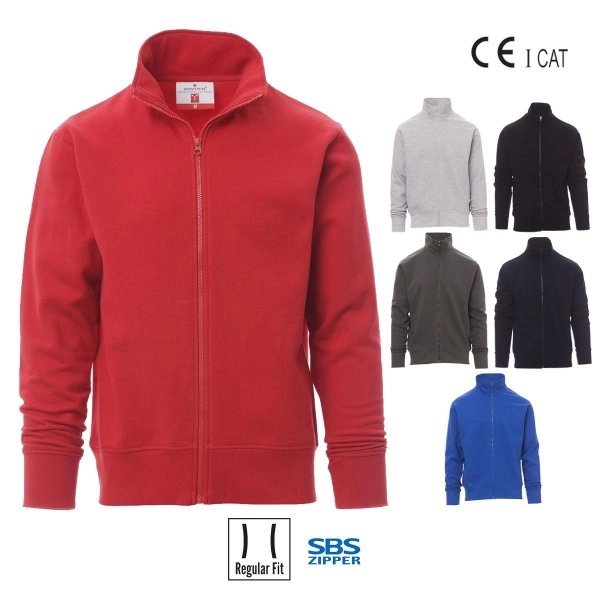 HOUSTON FELPA DA UOMO FULL ZIP 280 gr. PAYPER