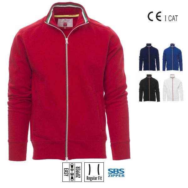 NAZIONALE FELPA FULL ZIP 300 GR. PAYPER
