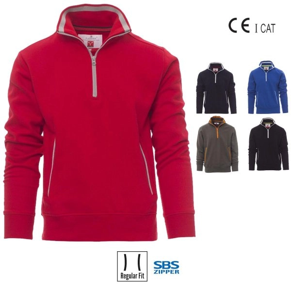 RIO FELPA MEZZA ZIP PAYPER