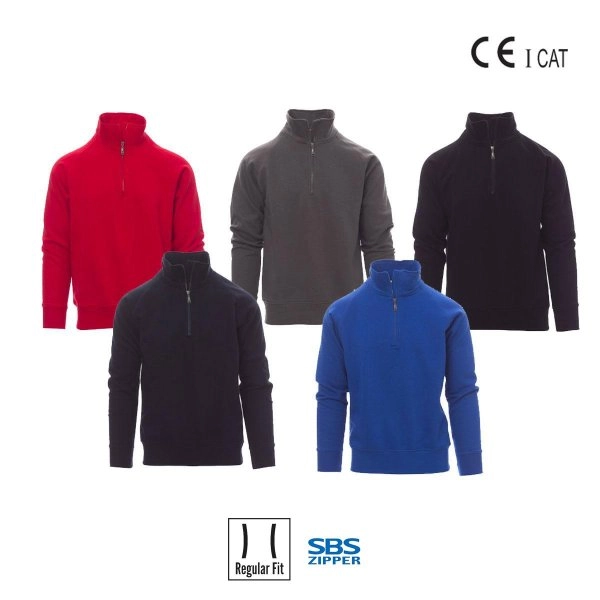 MIAMI+ SUMMER FELPA MEZZA ZIP 280 gr PAYPER