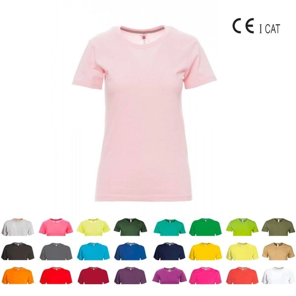 SUNSET LADY T-SHIRT GIROCOLLO DONNA 155gr. PAYPER