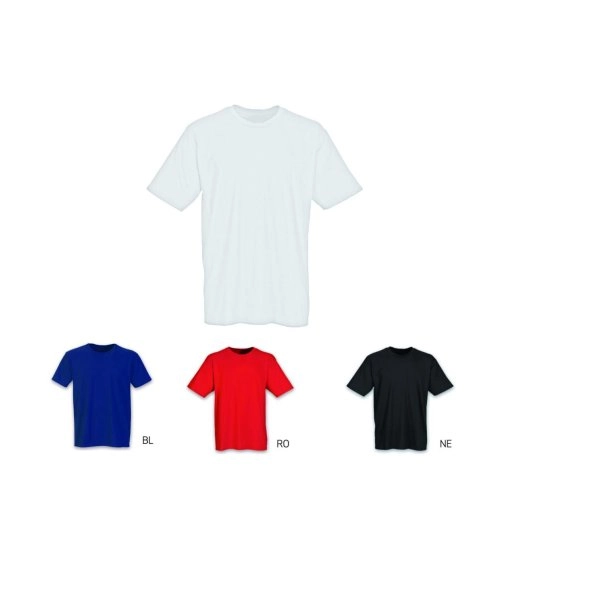T-SHIRT UOMO GIROCOLLO TUBOLARE 100% COTONE 150gr.