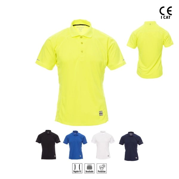 TRAINING POLO UOMO SPORTIVA TRASPIRANTE PAYPER
