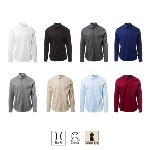 FLORENTIA CAMICIA SLIM DA UOMO PAYPER