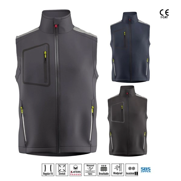 STREAM PAD VEST GILET SOFT SHELL IMBOTT. PAYPER