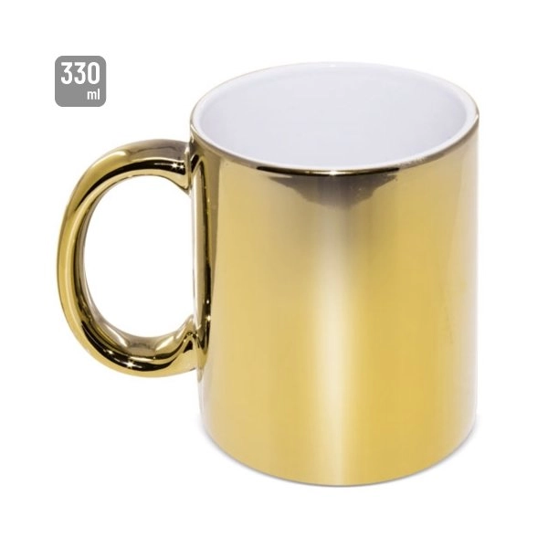 TAZZA CERAMICA METALLIZ MULTICOL 