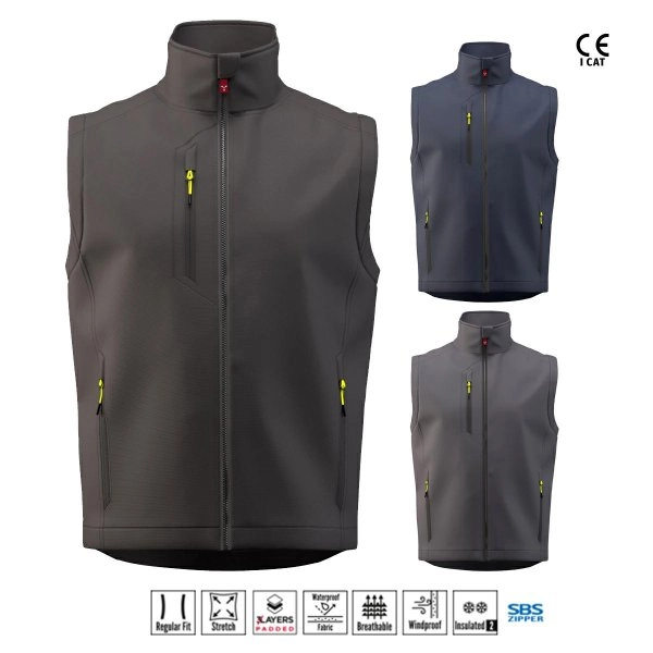 CREEK PAD VEST GILET SOFT SHELL IMBOTTITO PAYPER