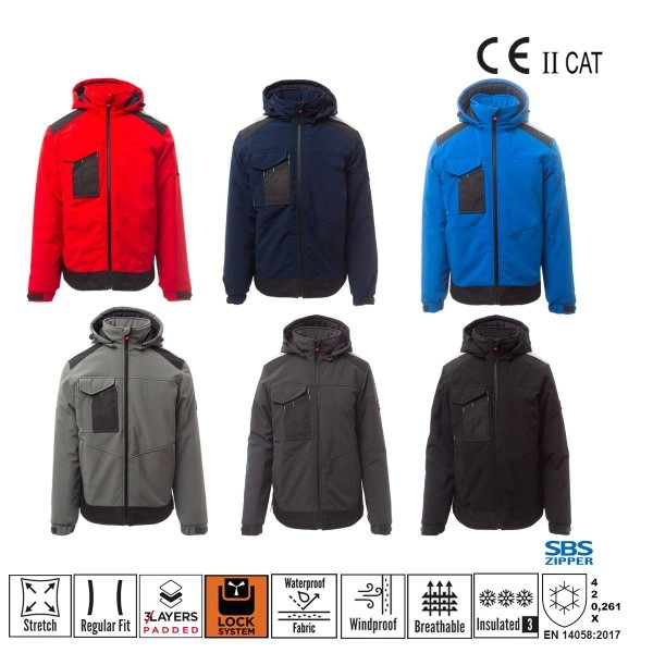 PERFORMER PAD SOFT SHELL 3 STRATI DA UOMO PAYPER