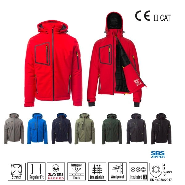 STREAM PAD SOFT SHELL 3 STRATI DA UOMO PAYPER