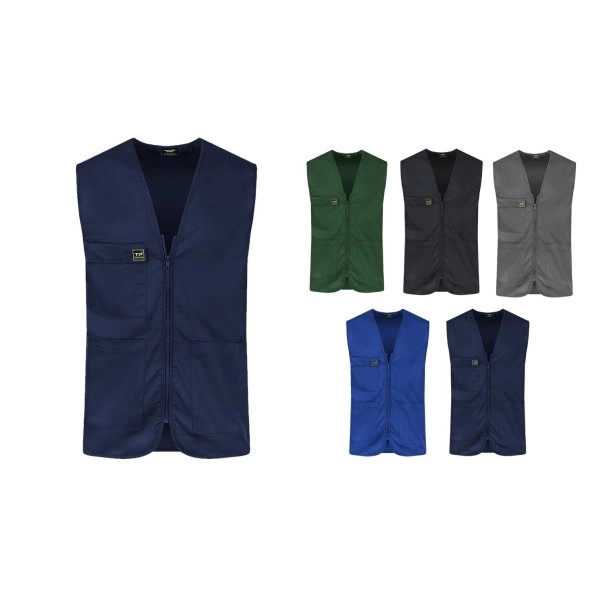 GILET ESTIVO MULTITASCHE CON ZIP